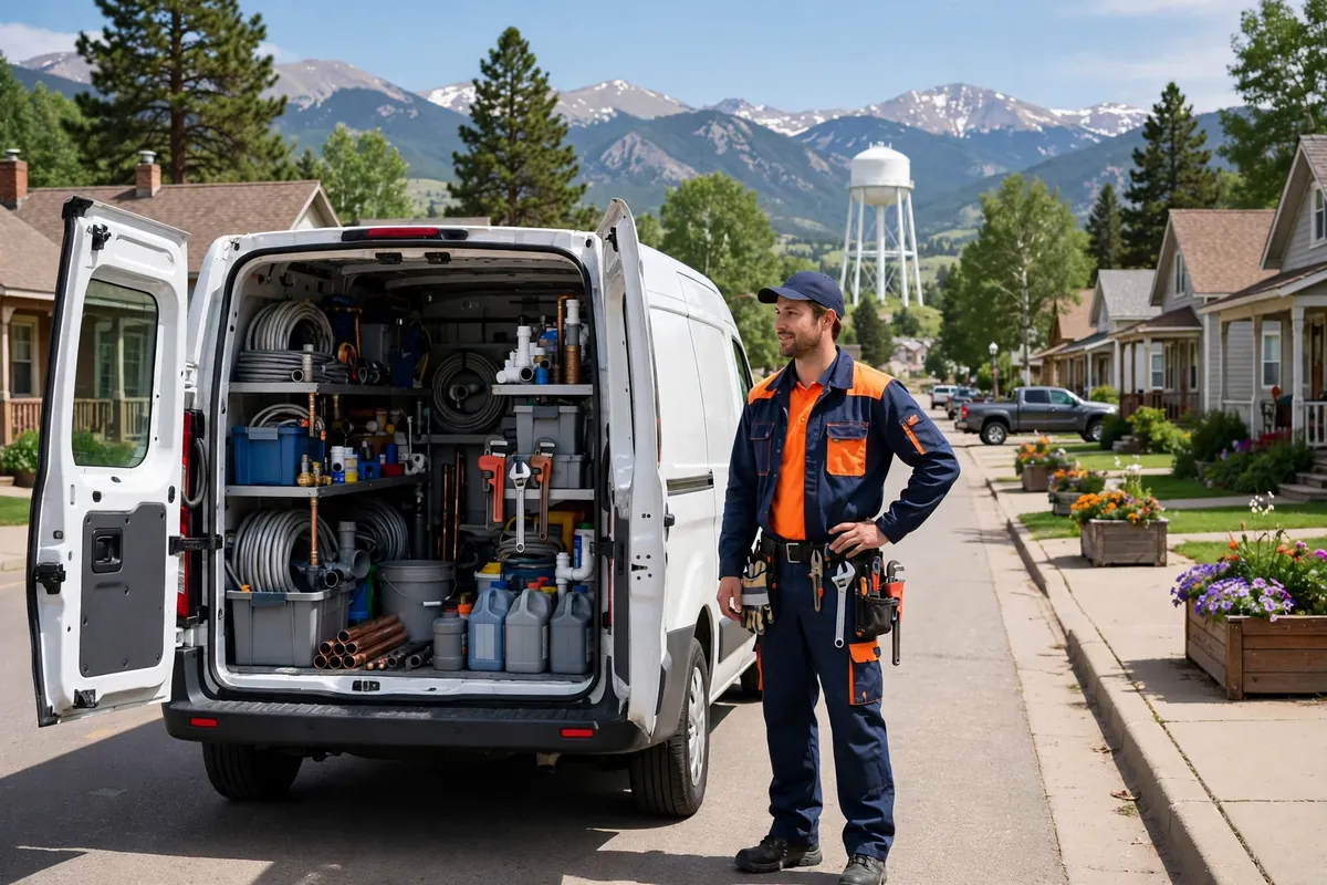 Emergency plumber in Brighton, CO — local plumbing crew and service van serving homes across Brighton, Adams County